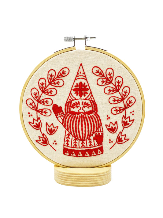 Nordic "Jul" Gnome Complete Embroidery Kit