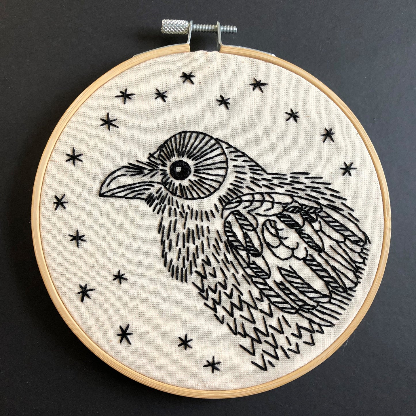 Raven - Nevermore Complete Embroidery Kit
