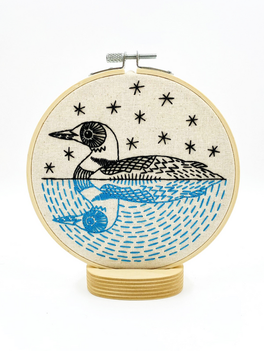 Loon Complete Complete Embroidery Kit