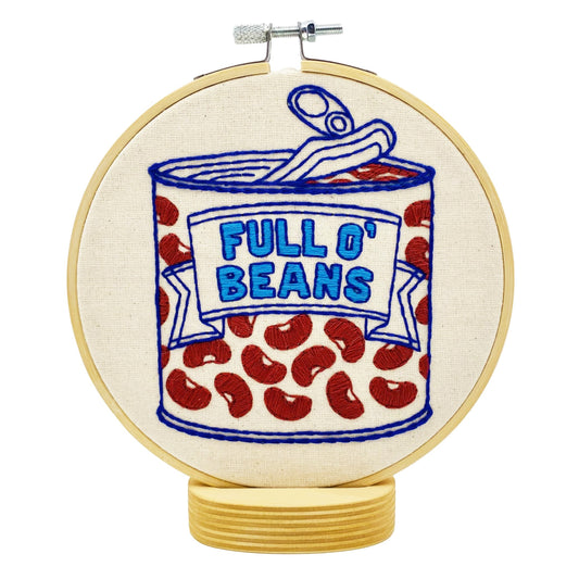 Beans Complete Embroidery Kit